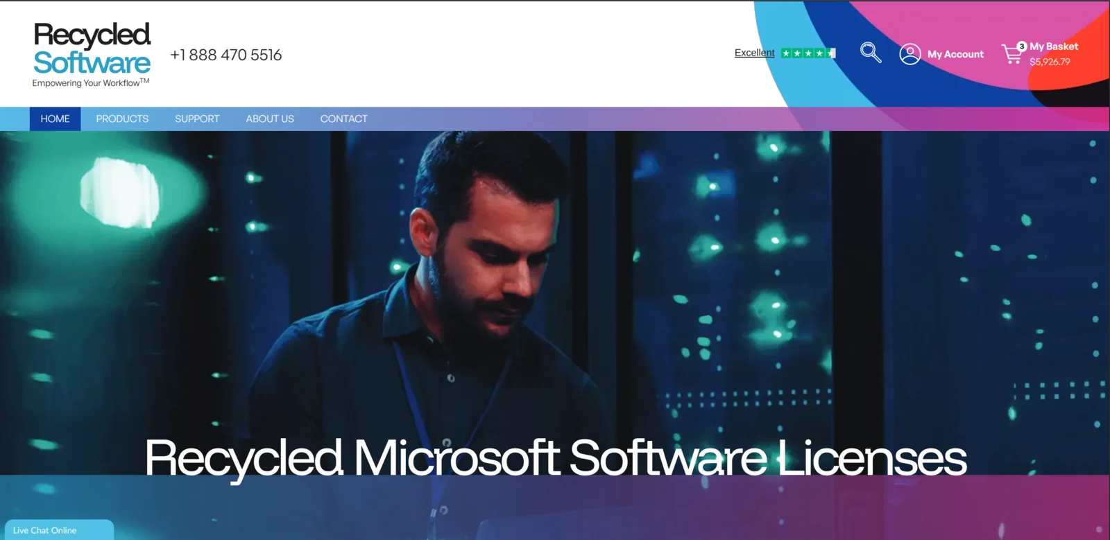 Recycled Software, designed and built by Varsuite